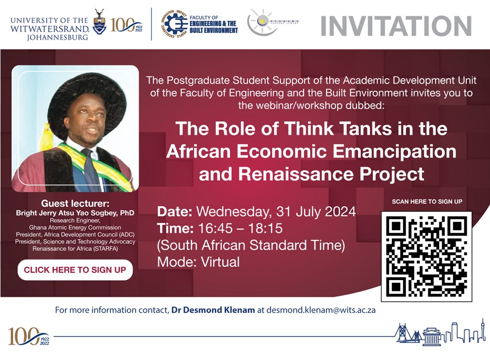 The role of Think Tanks in the African Economic Emancipation and Renaissance Project